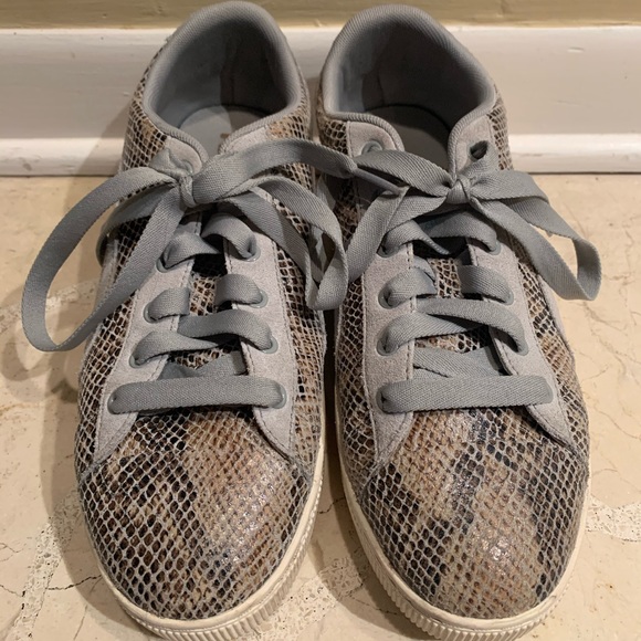 puma suede snakeskin